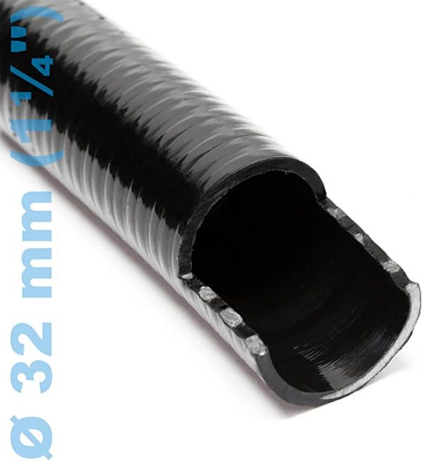 Prémium spirál tömlő bordás tömlő Continental PVC 32 mm (1m)