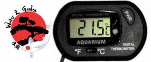 Digitális LCD kijelzős akváriumi hőmérő szondás