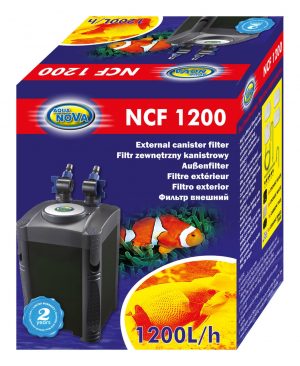 Aqua Nova NCF-1200 akváriumi külső szűrő 1200l/h (20W) 400l