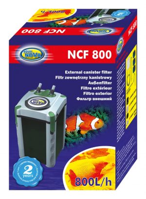 Aqua Nova NCF-800 akváriumi külső szűrő 800l/h (15W) 200l