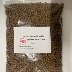 Parazita mentesítő haltáp 6mm 500g
