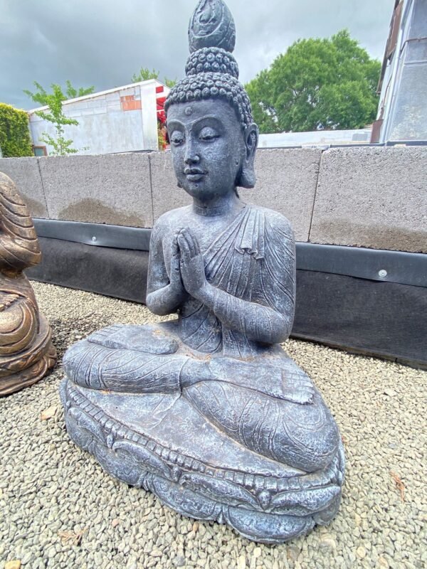 Shakyamuni imádkozó Buddha szobor - Image 2