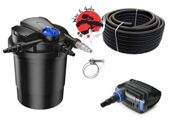 SunSun CPA 15000 (18W UVC) nyomásszűrő szett 2.(JTP-8000+4m 32 bordás tömlő)