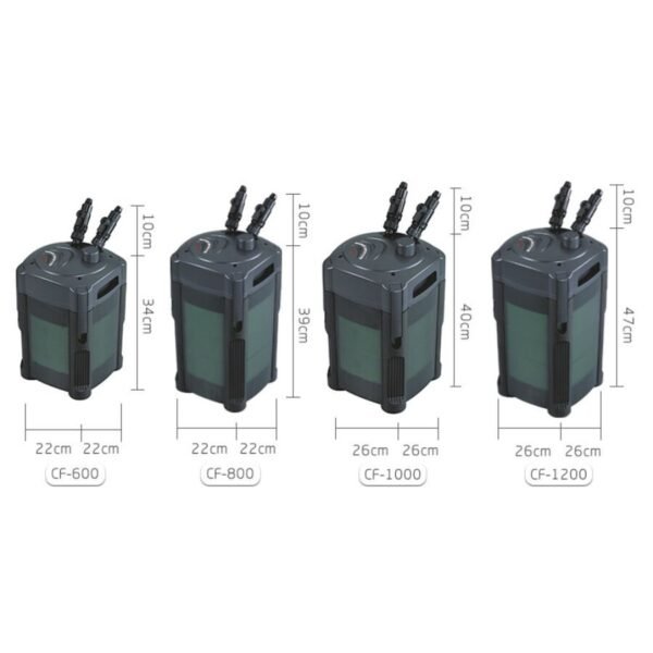 JK Animals (Atman) JK-EF1200 akváriumi külső szűrő 1550l/h (18W) 450l - Image 3