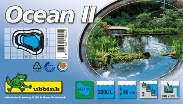 Óceán II. 2000 literes műanyag tómeder - Image 5