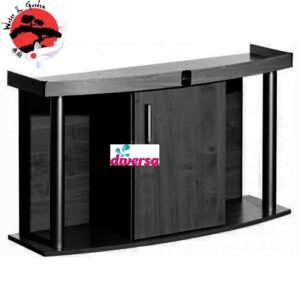 Diversa akvárium bútor COMFORT 120-40 íves fekete