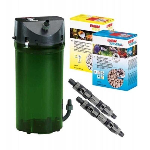 Eheim Classic 250 akváriumi külső szűrő dupla csapokkal bio-töltettel 440l/h (8W) 250l
