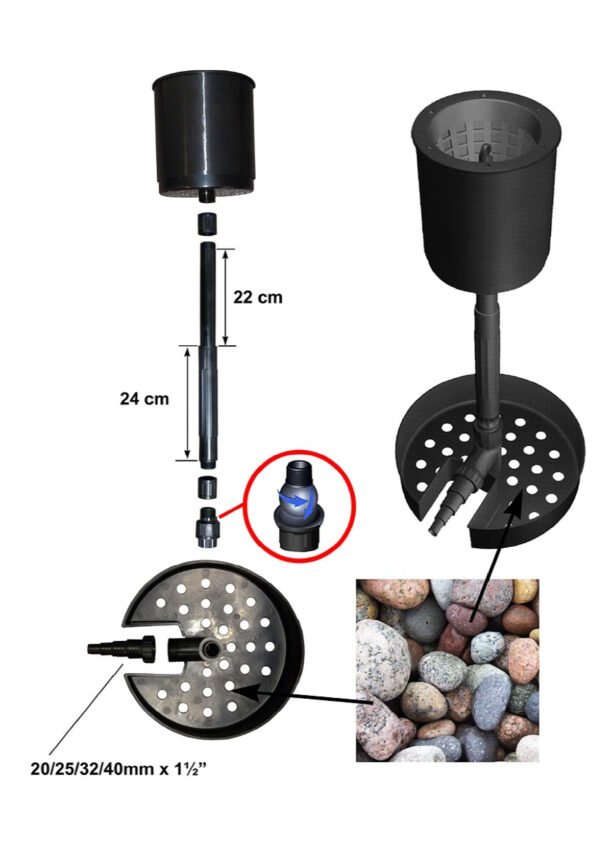 Aquaforte álló szkimmer 50