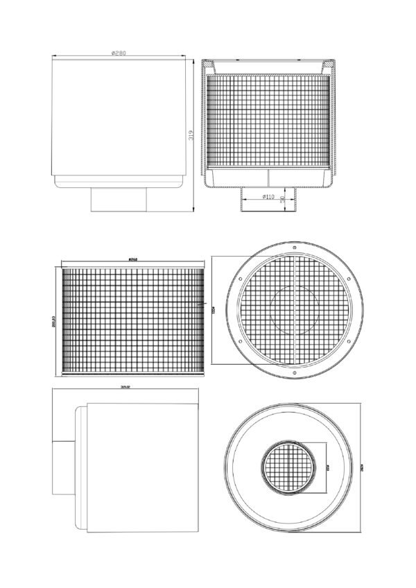Aquaforte úszó falátáttöréses XL szkimmer