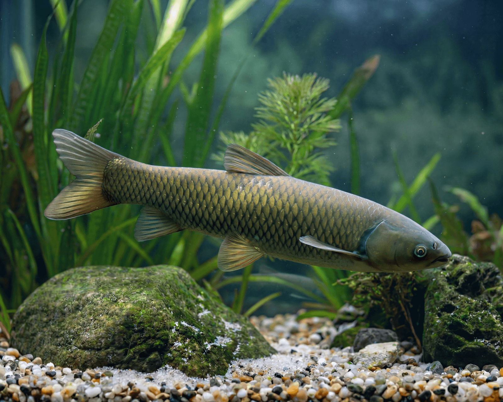 Barna amur (Ctenopharyngodon idella) 12-15 cm